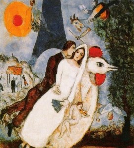 les-fiances-de-la-tour-eiffel-by-marc-chagall