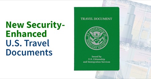 New USCIS “Travel Document” to Replace Reentry Permits and Refugee Travel Documents